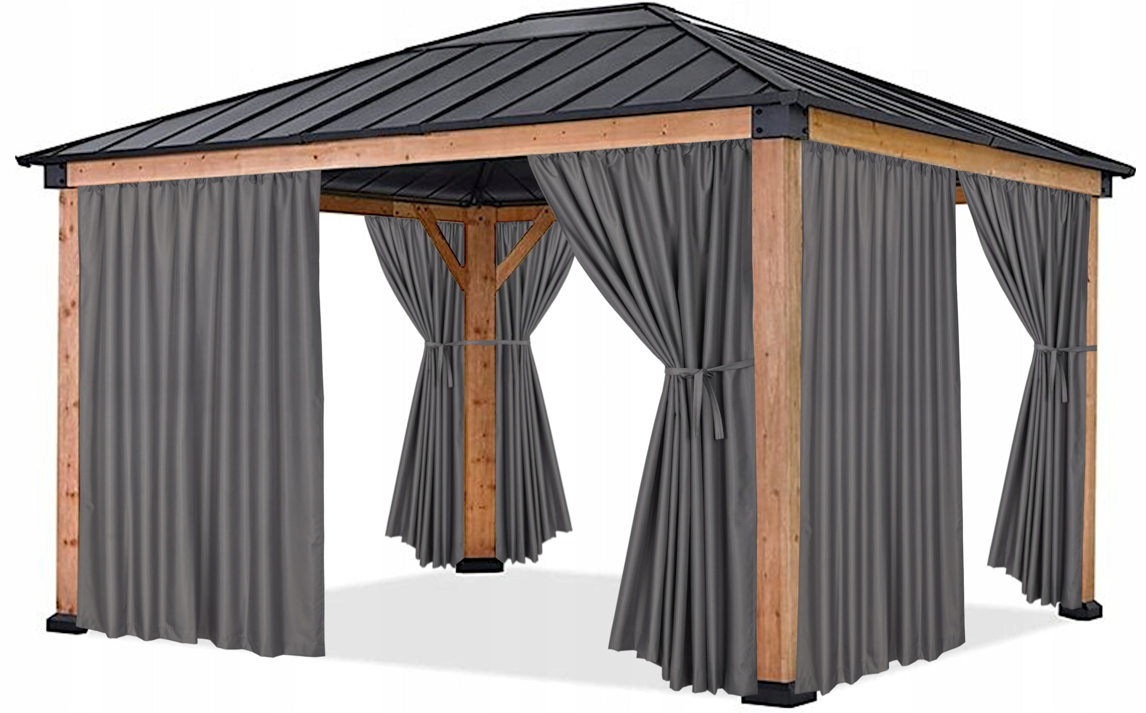 GARDEN TERRACE CURTAIN GARDEN TERRACE CURTAINS T 155x220 grey Width 1.55 m