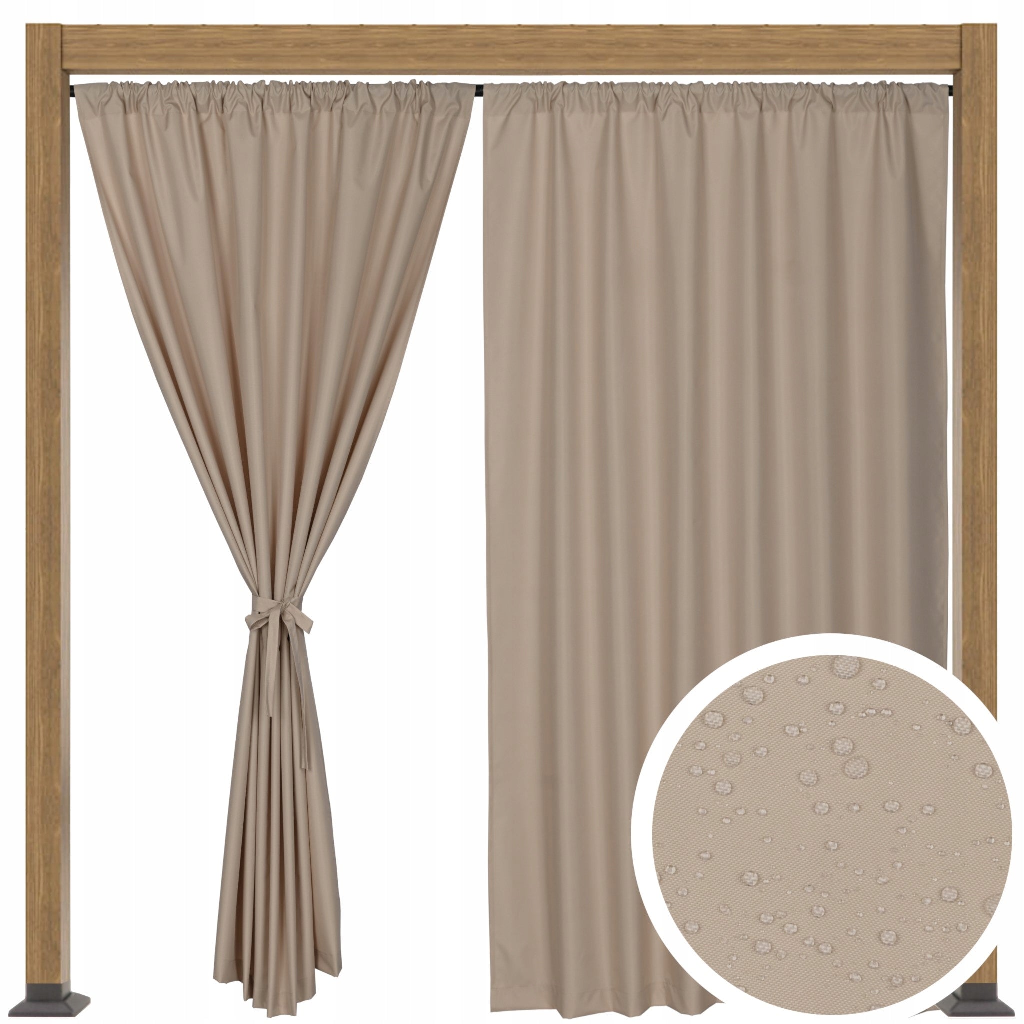 GARDEN TERRACE CURTAIN GARDEN TERRACE CURTAINS T 155x220 light beige