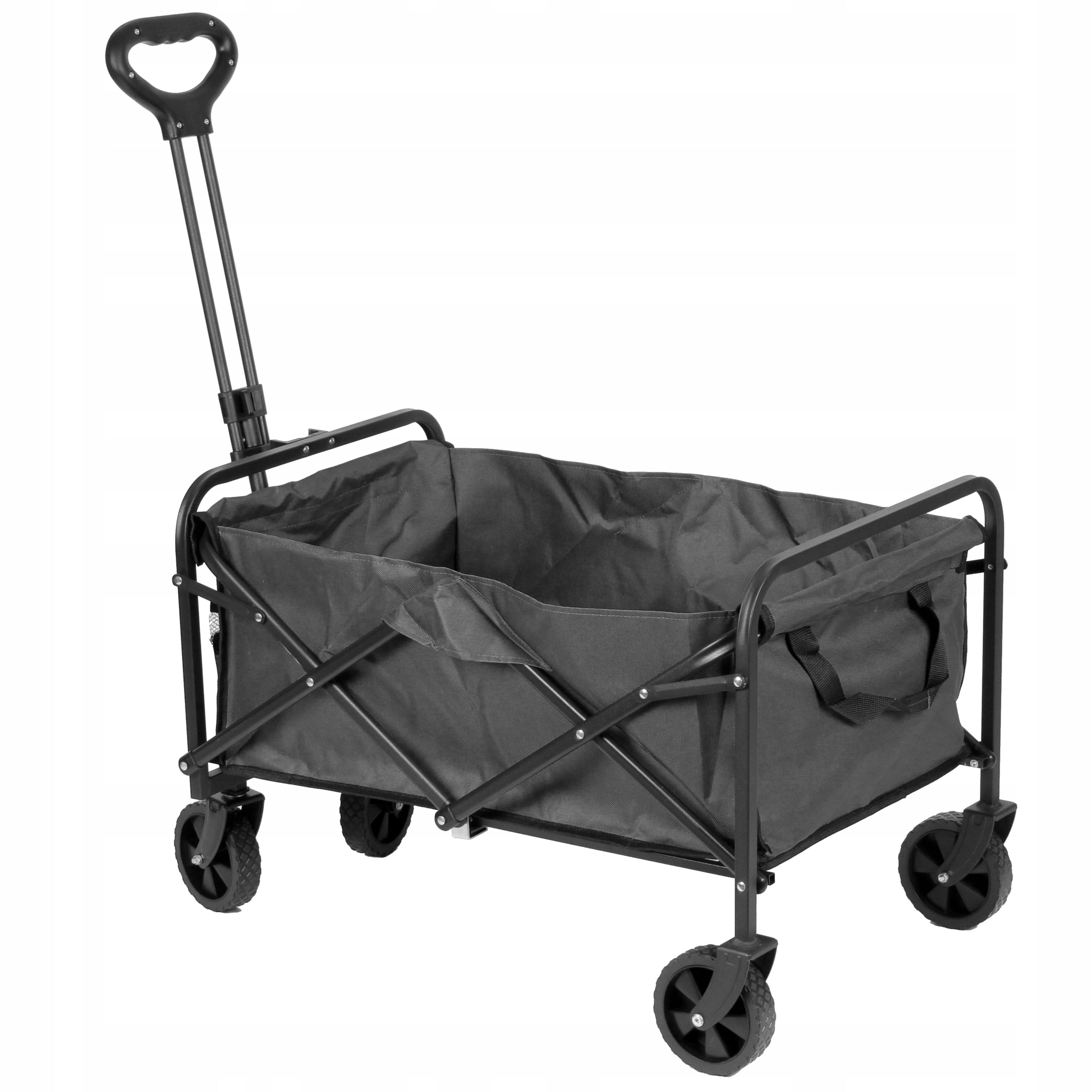 GARDEN TRANSPORT TROLLEY FOLDING STRONG BLACK EAN (GTIN) 5906716920425