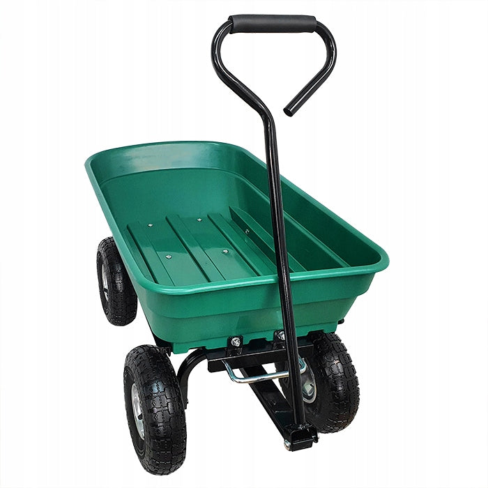 GARDEN TRANSPORT TROLLEY with Tipper Trailer Wheelbarrow Dump Truck Sherman Kind trolley