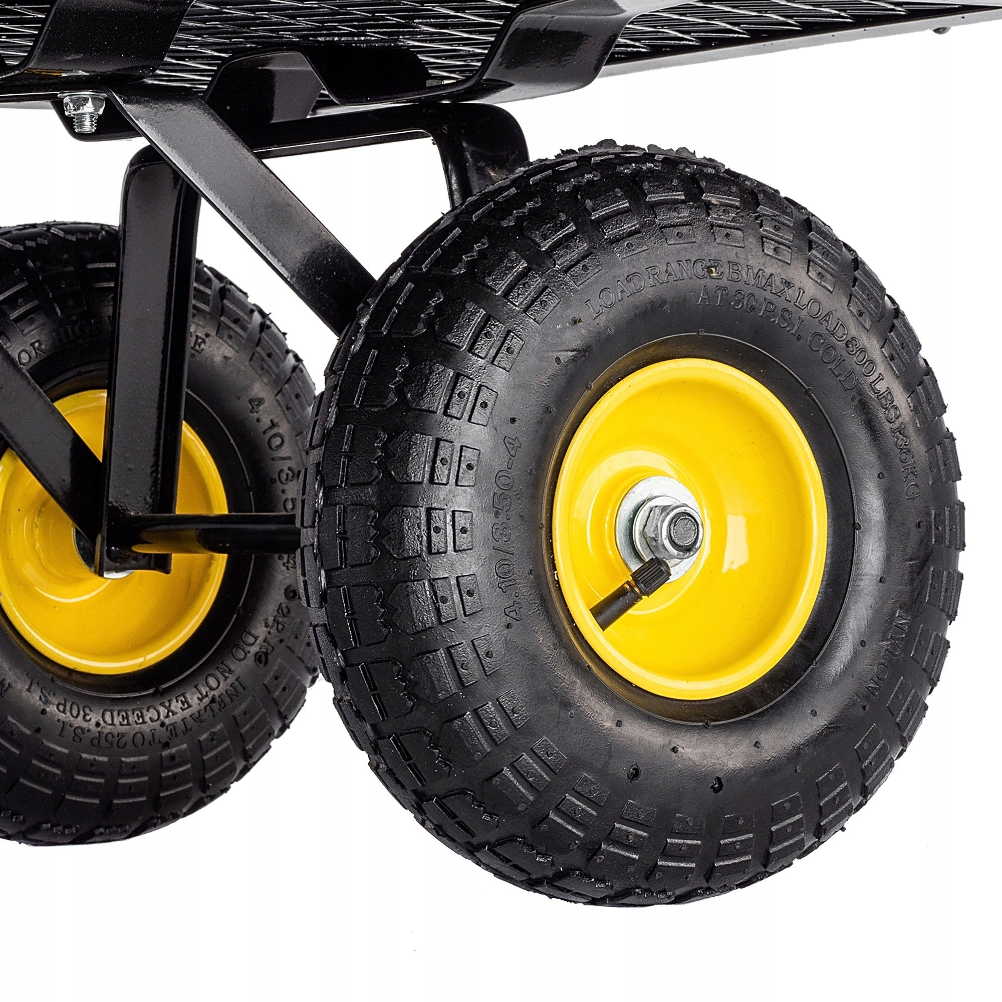 GARDEN TROLLEY 450 kg 200 L TRANSPORT WHEELBARROW TRAILER LARGE STRONG XXL Product weight with unit packaging 20 kg
