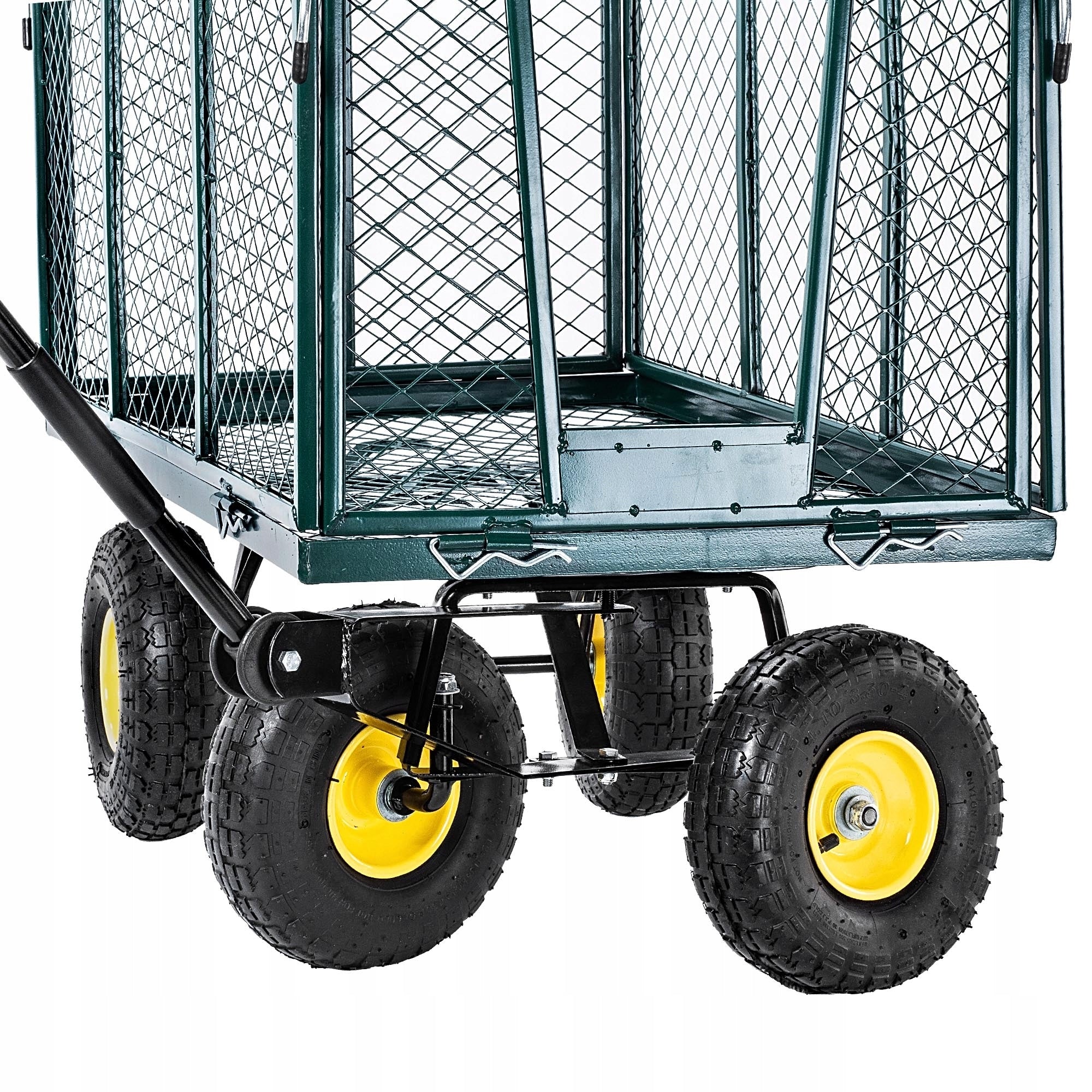 GARDEN TROLLEY 450 kg 200 L XXL TRANSPORT WHEELBARROW TRAILER LARGE STRONG Product weight with unit packaging 20 kg