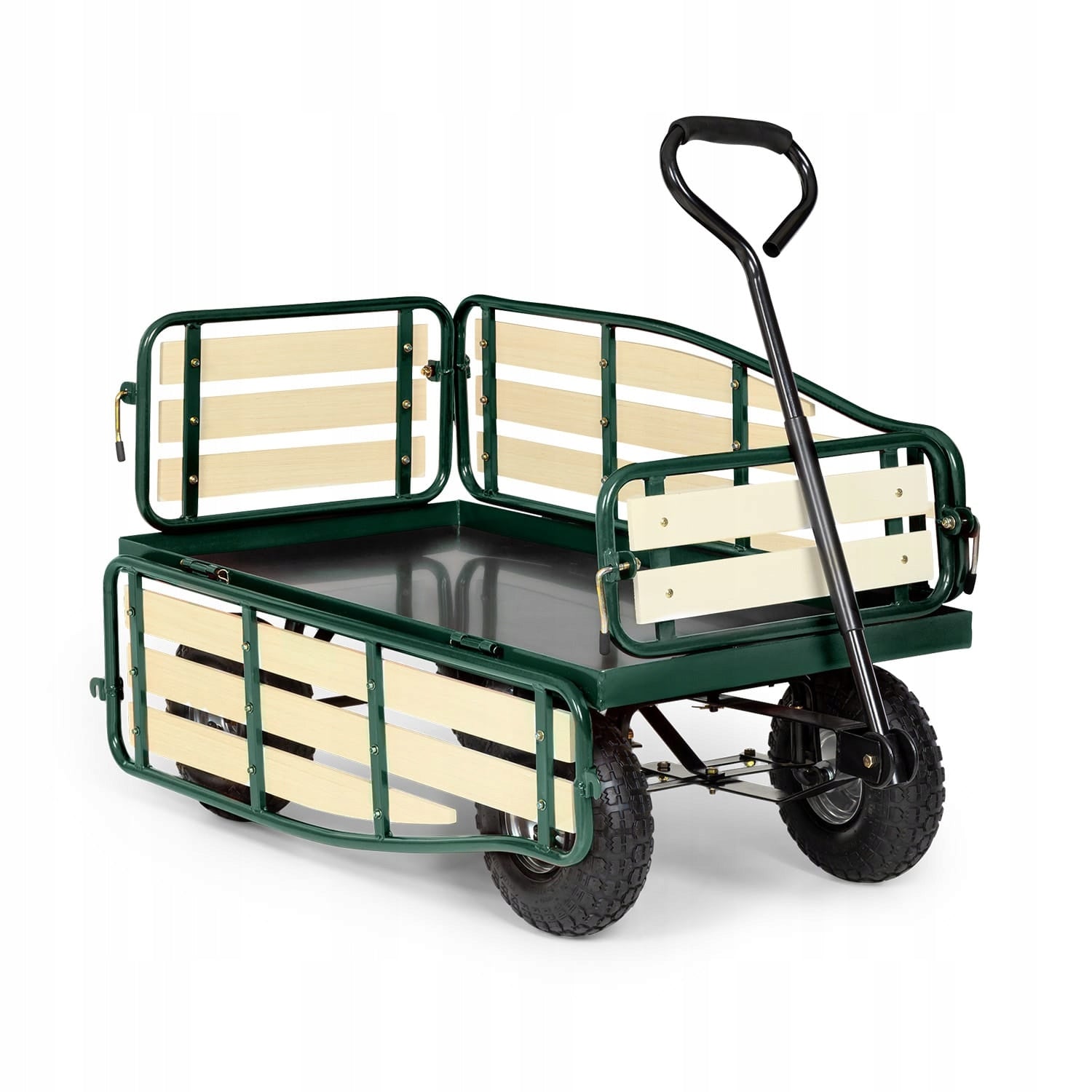 GARDEN TROLLEY HAND TRANSPORT STEEL WIDE TIRES MAT RESISTANT 300 KG EAN (GTIN) 4260457486444