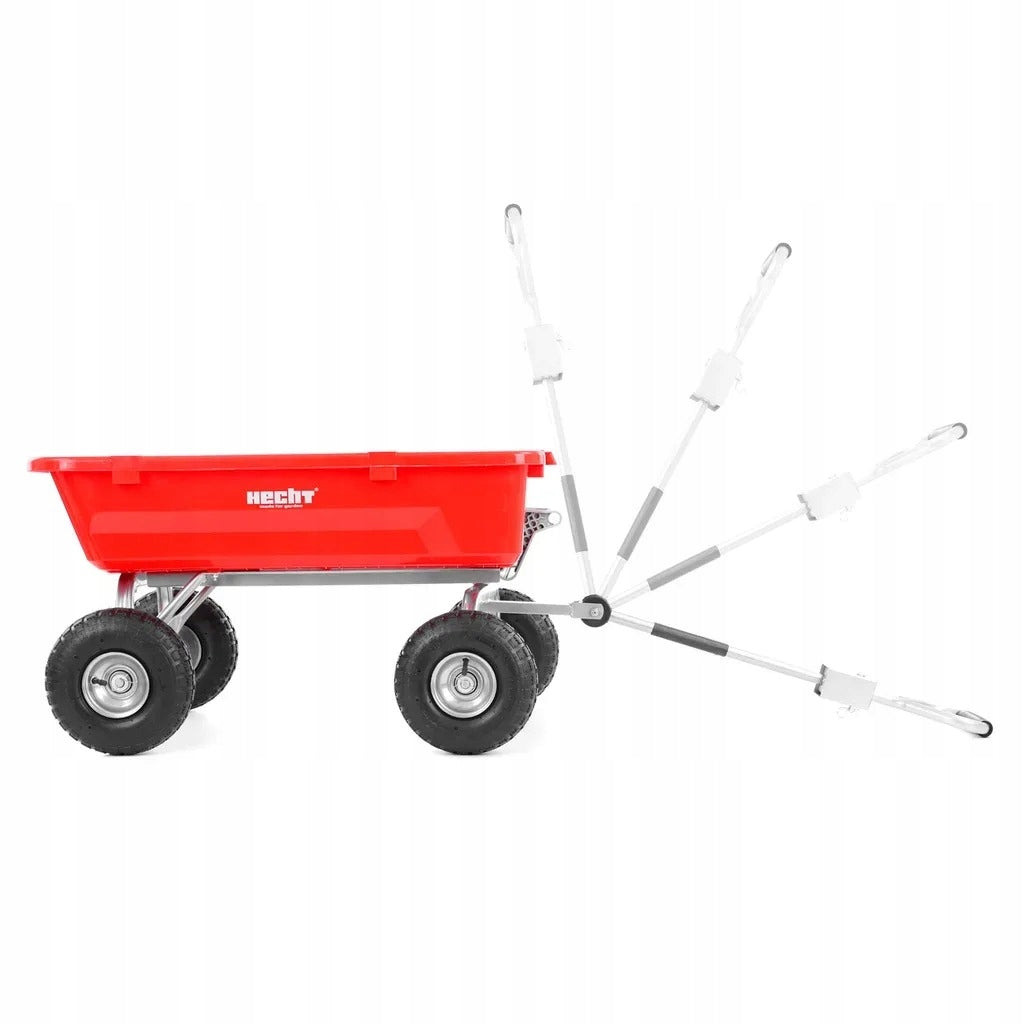 GARDEN TROLLEY HECHT 52150 TROLLEY FOR GARDEN TRACTORS 85 LITERS 150 KG Packaging status original
