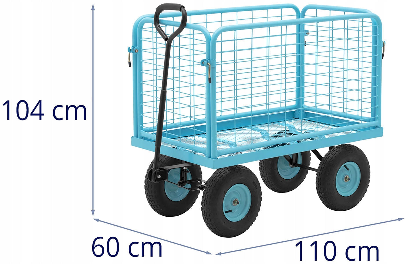 GARDEN TROLLEY Hillvert Transport Folding Economic up to 400 kg Manufacturer code 10090382
