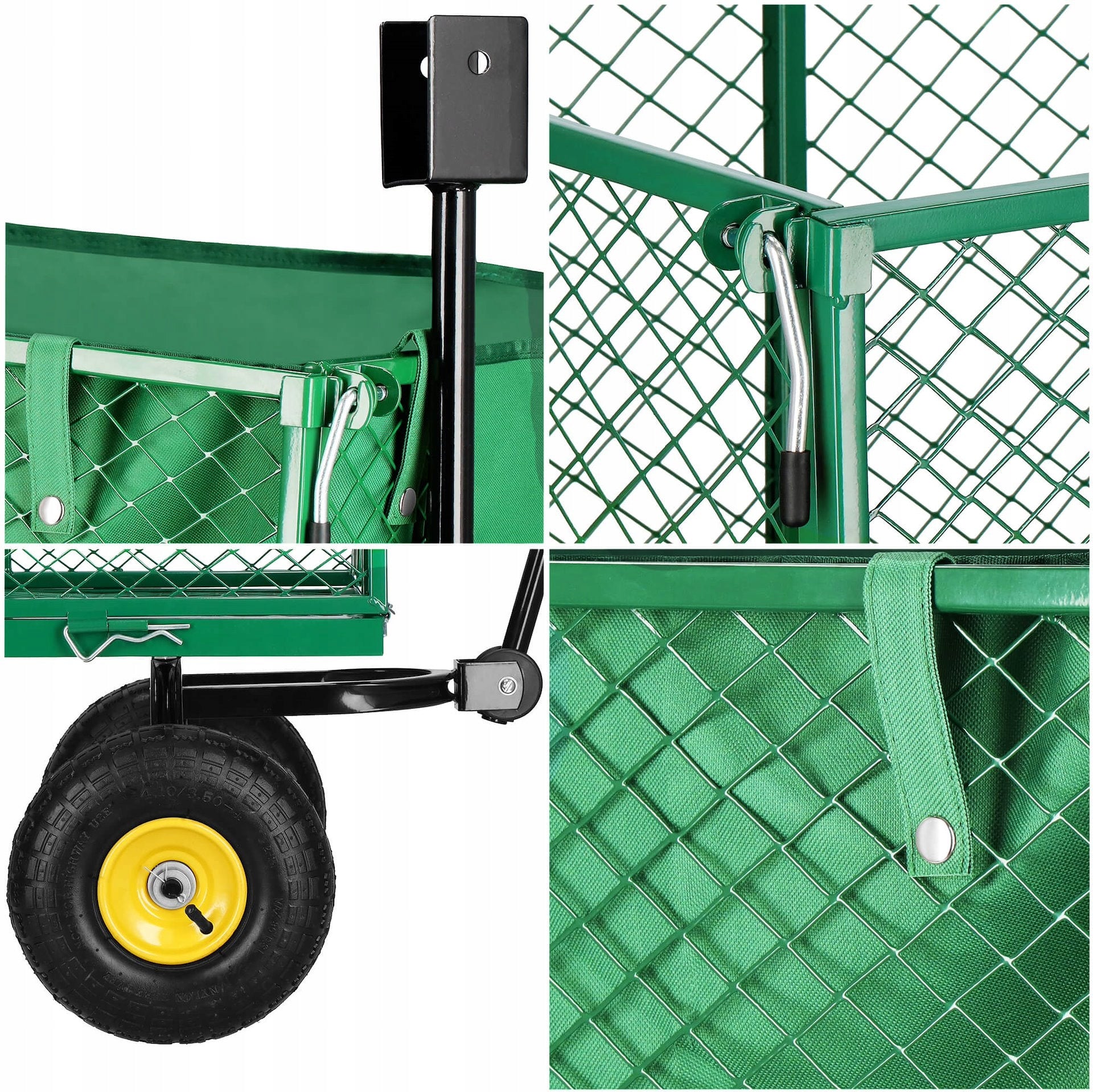 GARDEN TROLLEY TRANSPORT FOLDING TOURIST BEACH 250L TRAILER Wheels number 4