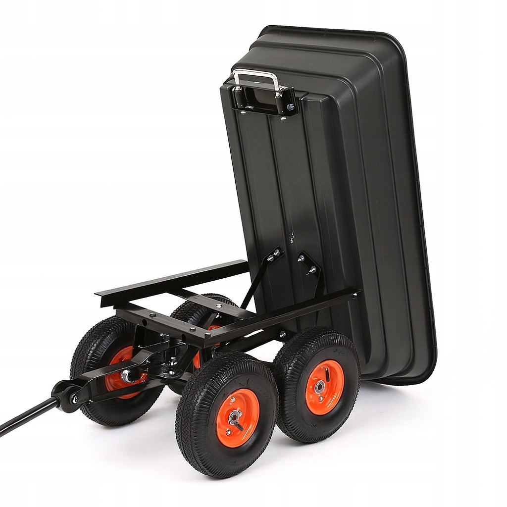 GARDEN TROLLEY Transport Wheelbarrow Trailer Dump Truck Large 90L 250kg Brand Ekspand