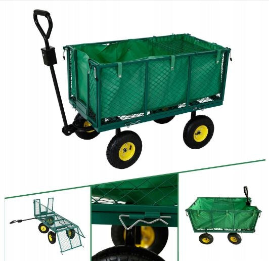 GARDEN Transport TROLLEY Trailer Garden WHEELBARROW TIPPER + Bag EAN (GTIN) 5907707435287
