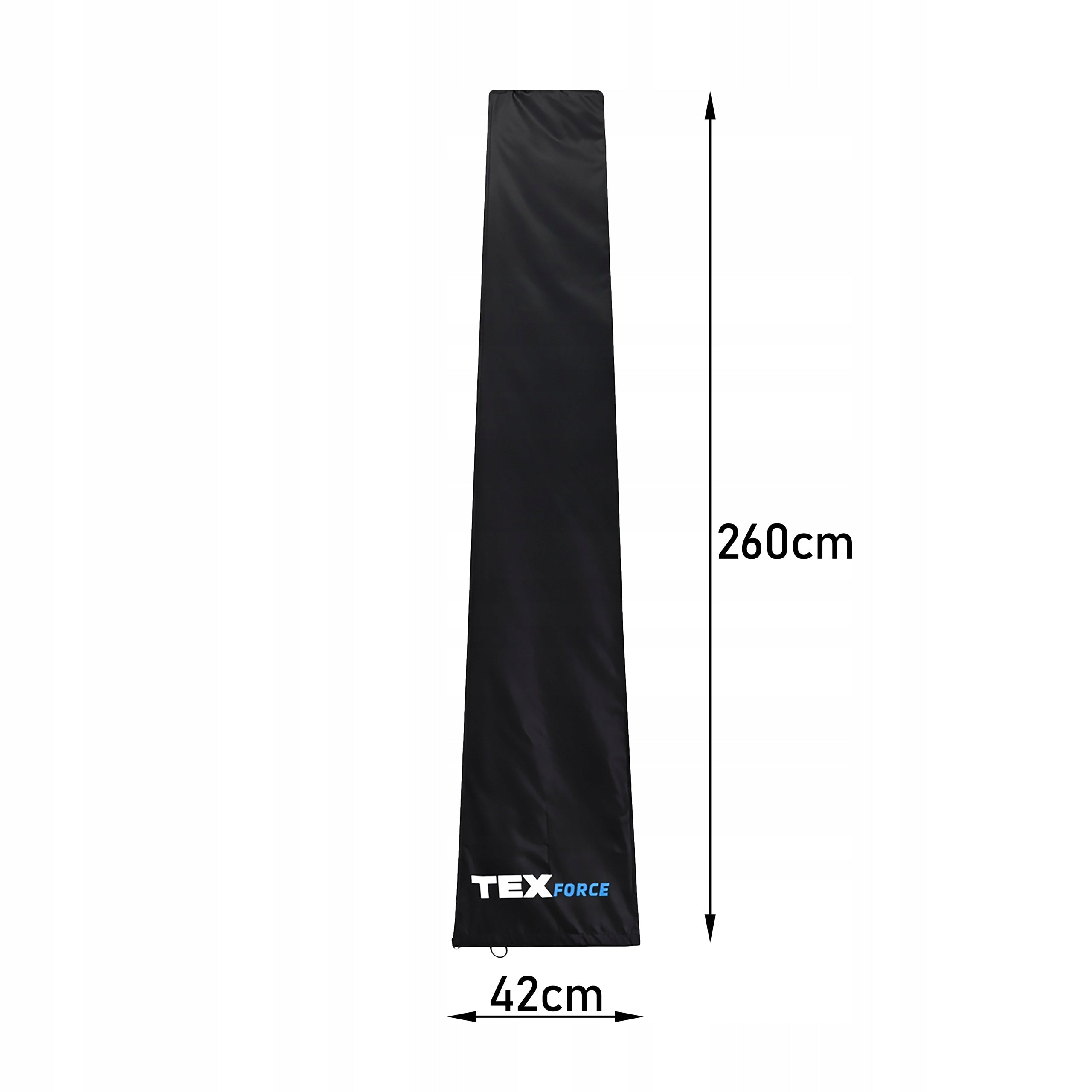 GARDEN UMBRELLA COVER Waterproof Tarpaulin Universal Size 260 Color black