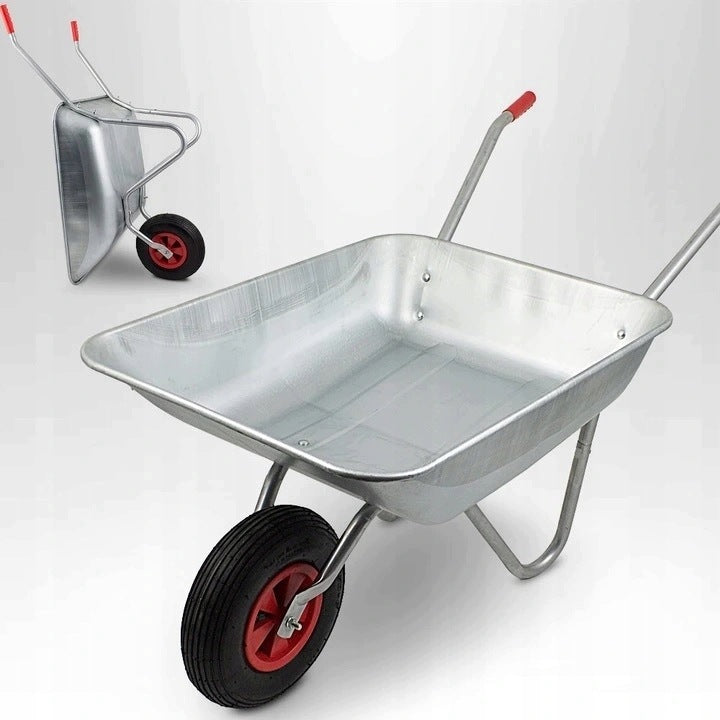 GARDEN WHEELBARROW STRONG CONSTRUCTION GALVANIZED 120 L GARDEN Manufacturer code TACZKA OGRODOWA MOCNA WB5204