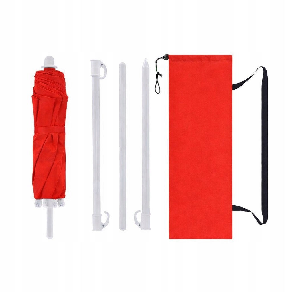 GARDEN beach umbrella for suitcase FOR BALCONY 160 cm folding with cover Manufacturer code 21677