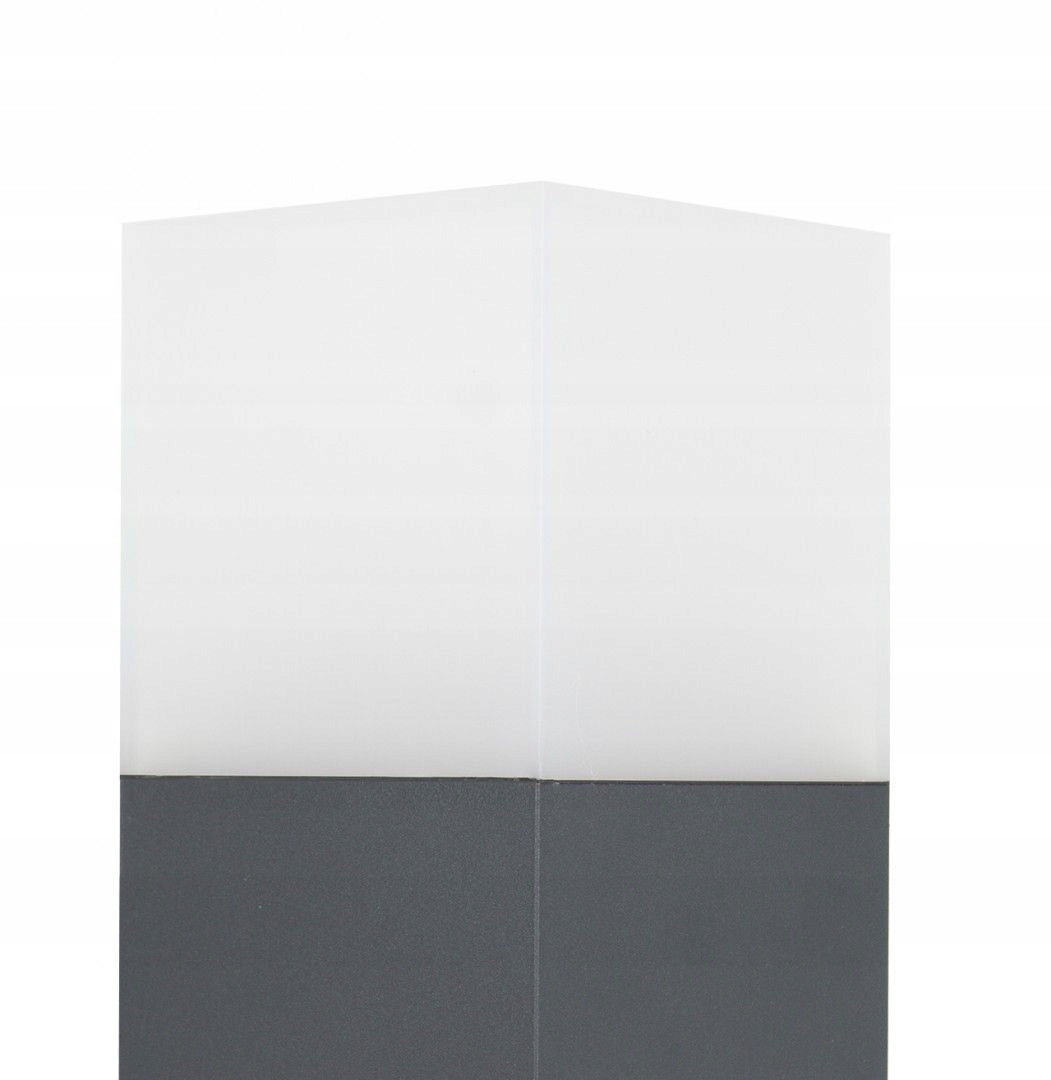GARDEN lamp standing pole CUBE MAX 100cm - elegant, modern Color gray