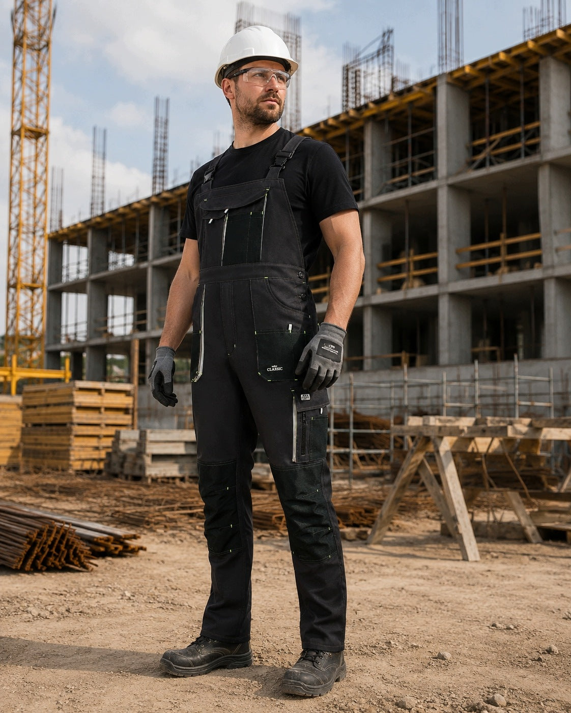 GARDENERS work trousers OHS strong BIB POCKETS 46 Manufacturer code CLASSIC GREY OGRODNICZKI SARA