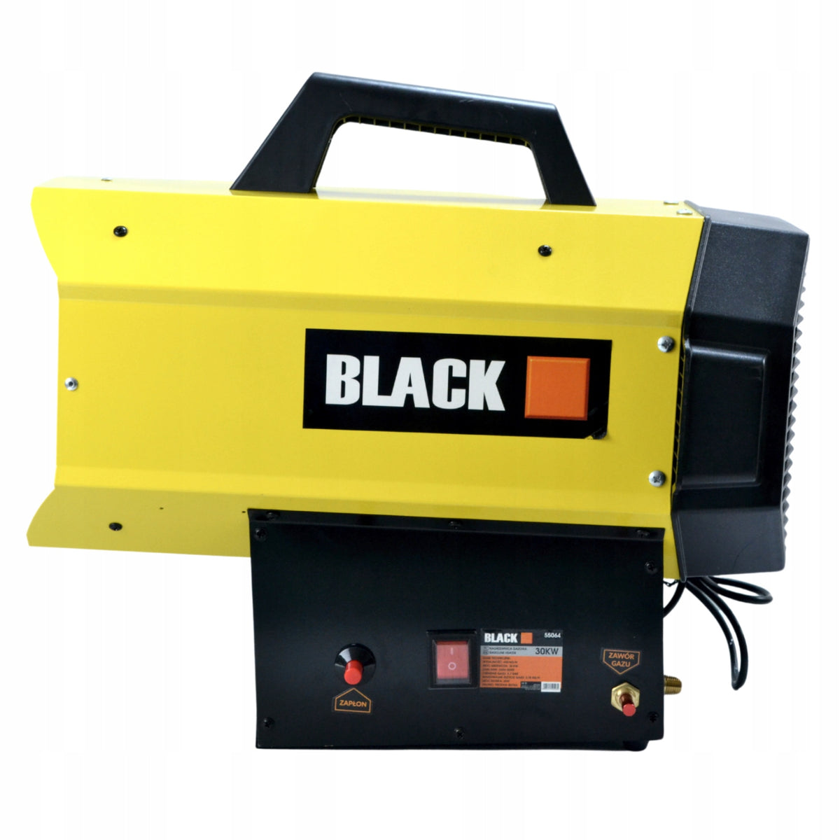 GAS HEATER BRAND BLACK 30kW + REDUCER + EFFICIENT AND ECONOMICAL HOSE Brand Black