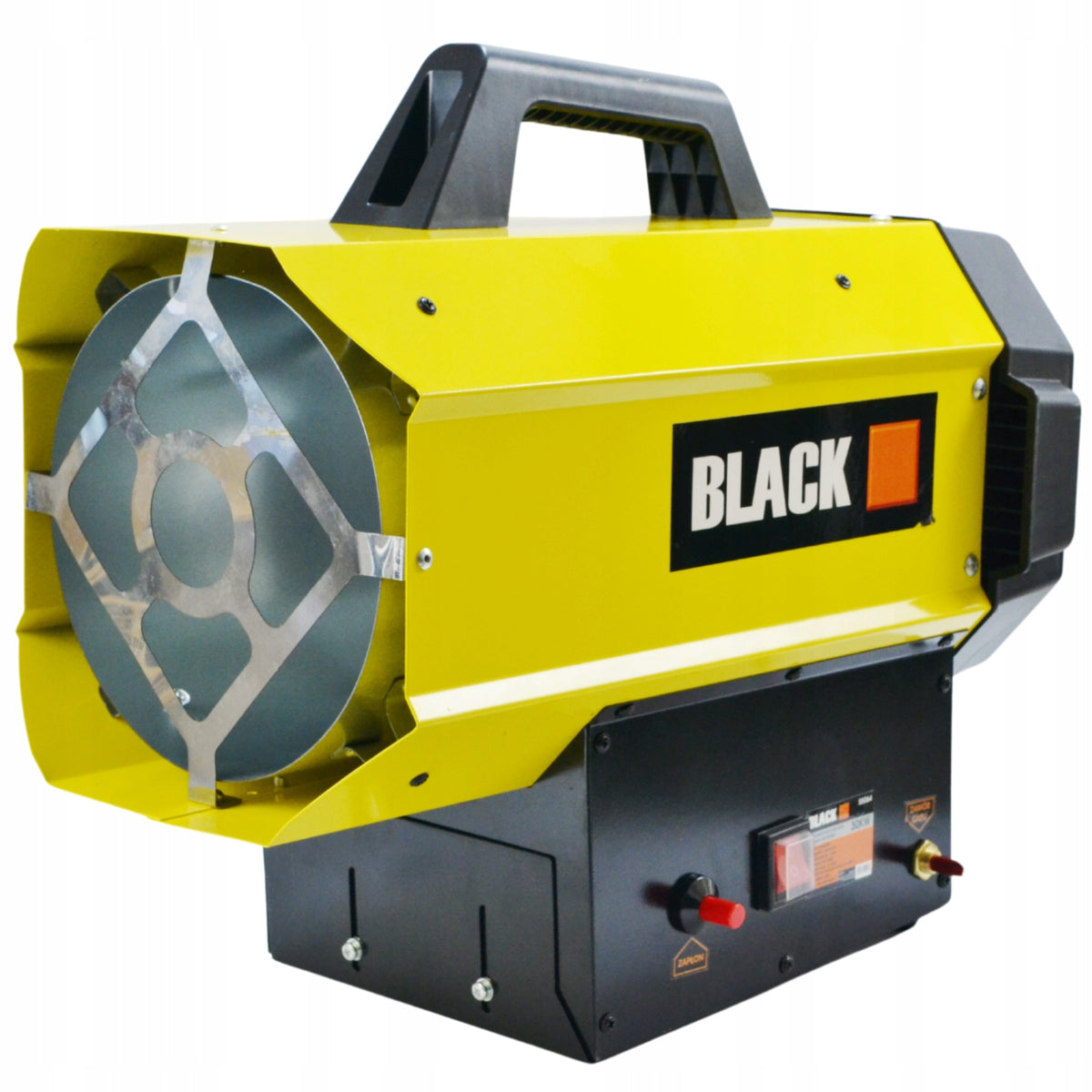 GAS HEATER BRAND BLACK 30kW + REDUCER + EFFICIENT AND ECONOMICAL HOSE Packaging status original