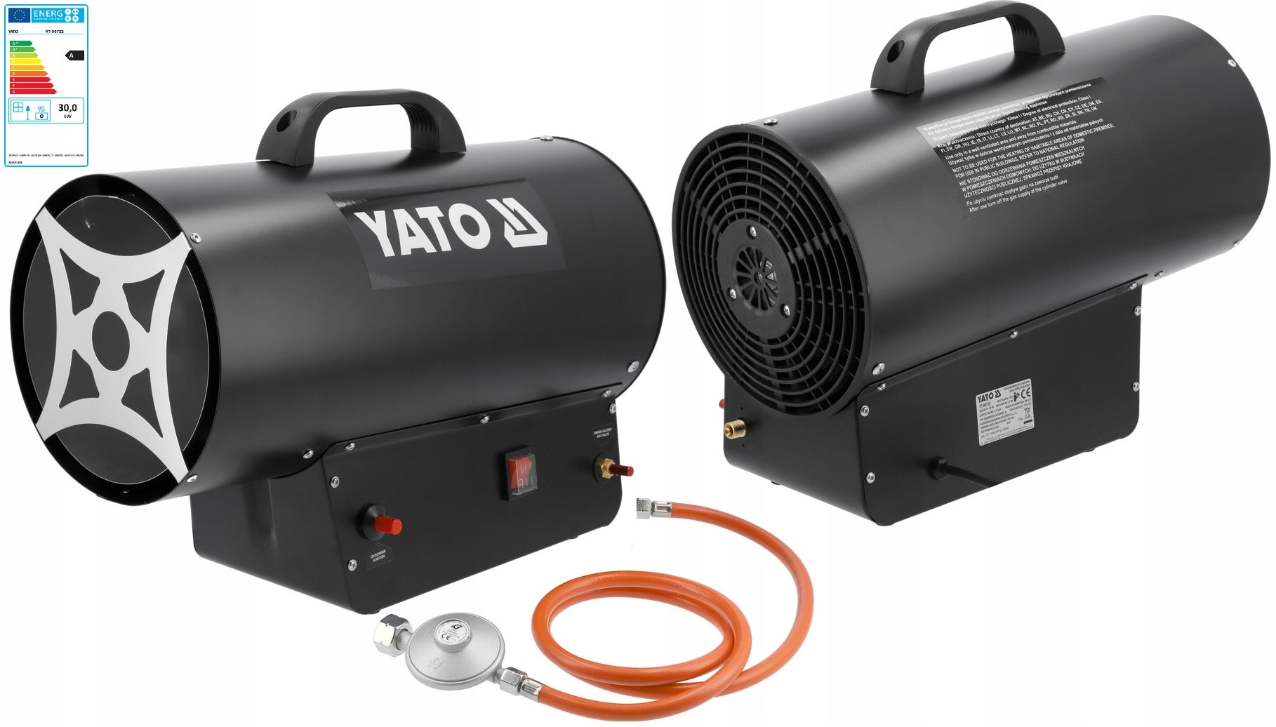 GAS HEATER PORTABLE BLOWER RADIATOR FARELKA 30kW YATO YT-99733