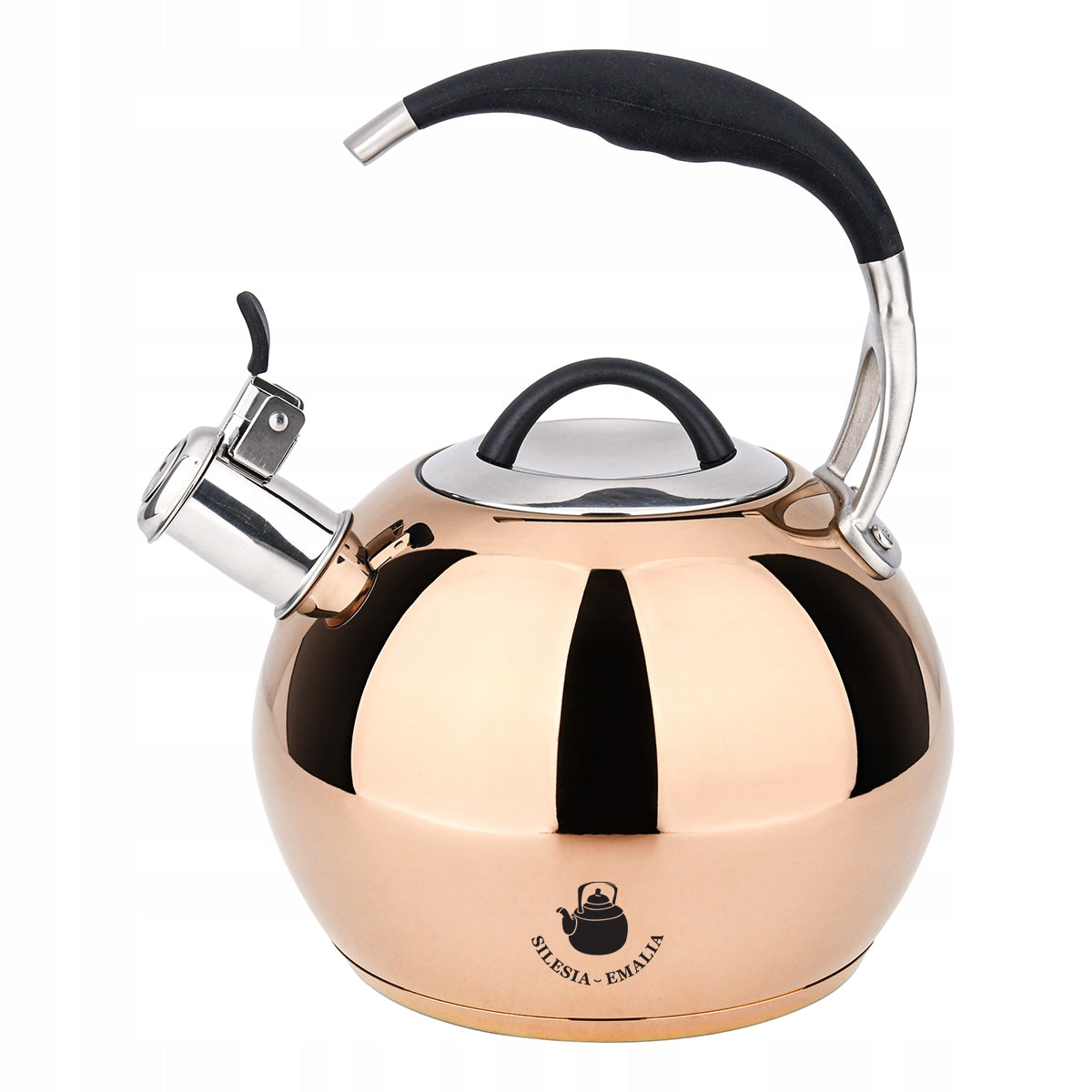 GAS KETTLE 3L KETTLE WITH WHISTLE COVER STEEL INDUCTION GOLD STEEL Manufacturer code 5905155031198