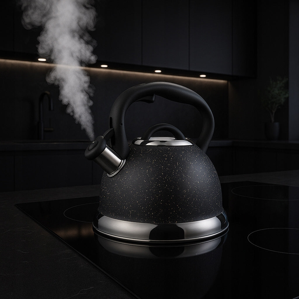 GAS KETTLE INDUCTION BLACK LARGE steel 3,5L elegant Manufacturer code 04122BLACK3l