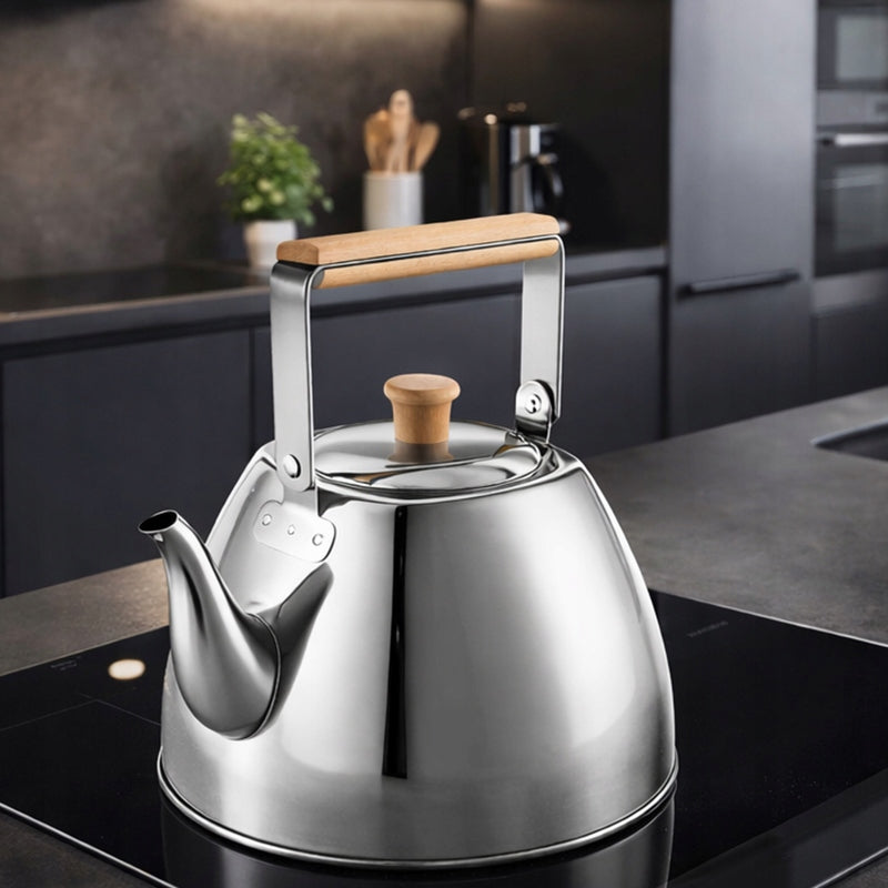 GAS KETTLE INDUCTION MODERN STEEL induction 2L SILVER BRONZE Manufacturer code HR7126-3SILVER