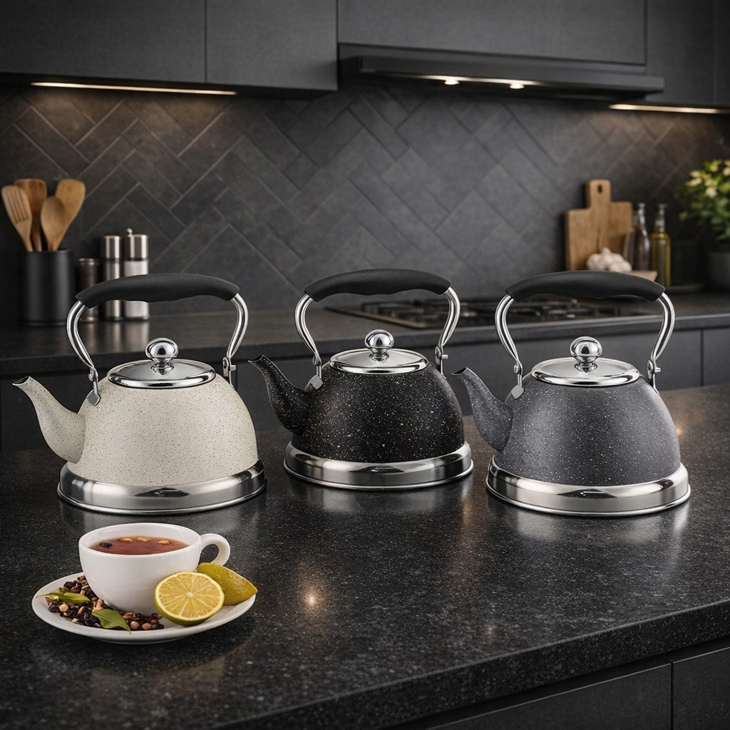 GAS KETTLE INDUCTION SMALL WITH STRAINER 1,5L INDUCTION RETRO LOFT INFUSER Manufacturer code HR723-2MIXKOLOR