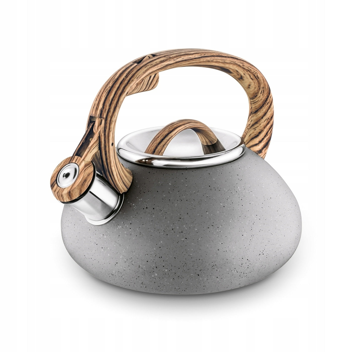 GAS KETTLE INDUCTION Traditional with WHISTLE Tadar Vita Grey Marble 2 l
