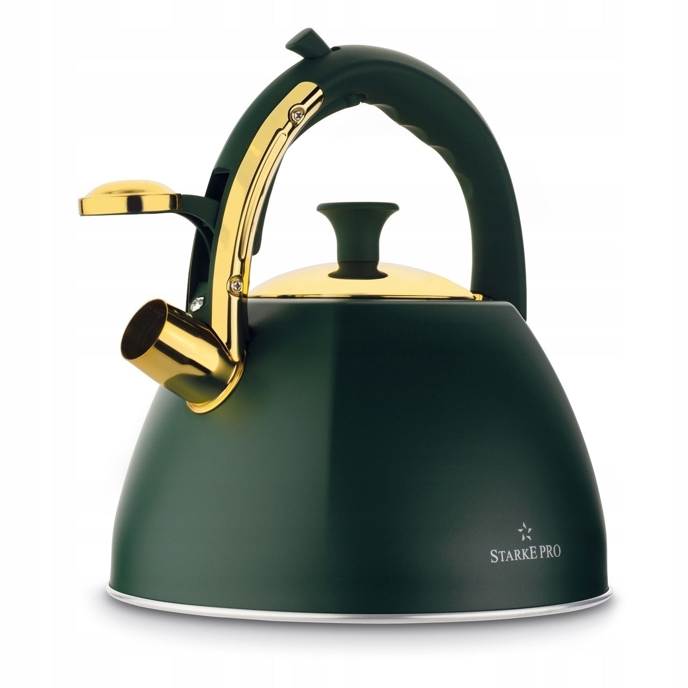 GAS KETTLE with Whistle INDUCTION Green Starke Pro Grava II Green 2,5L Packaging status original