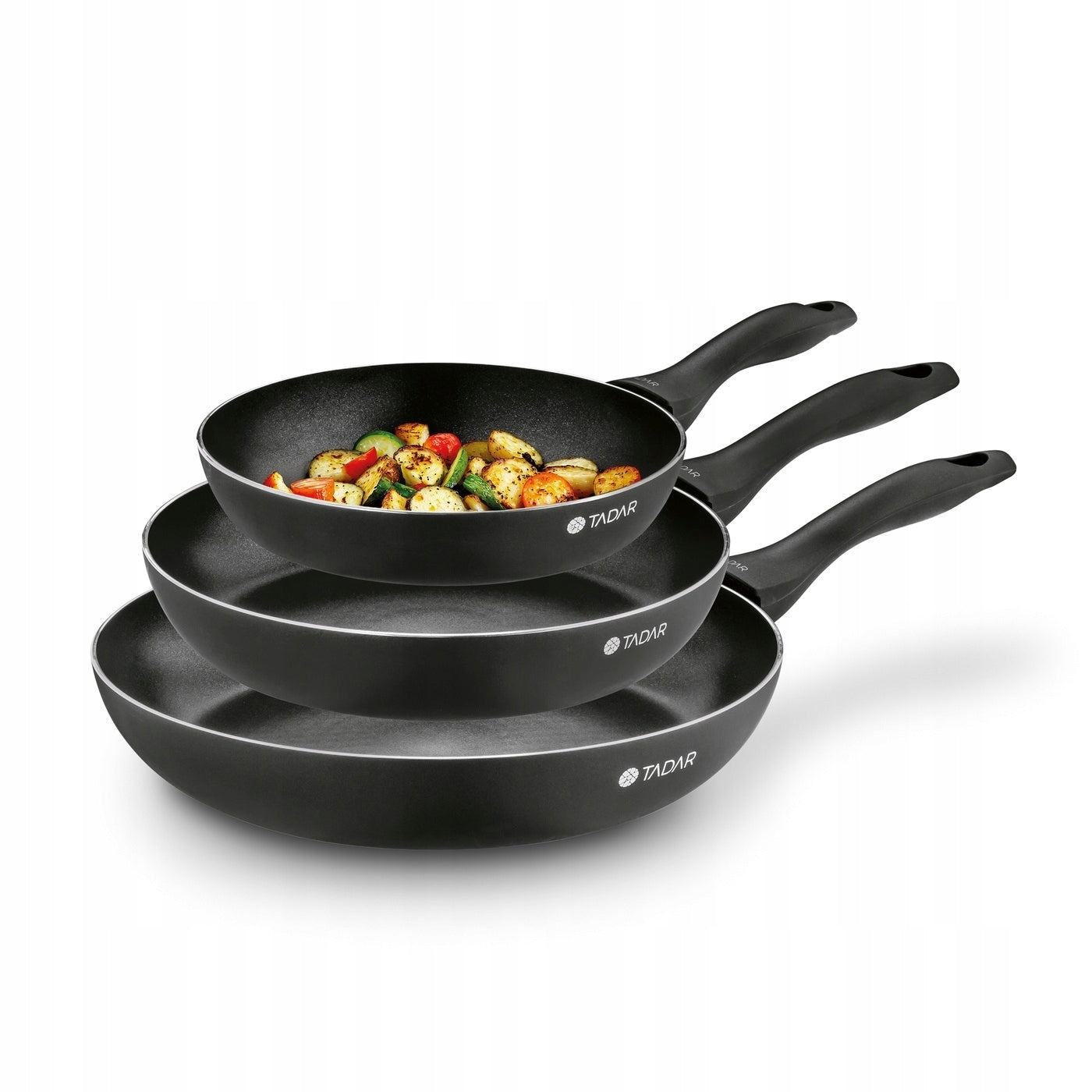 GAS PAN Set Non stick SOLID BLACK Tadar Galet 20/24/28
