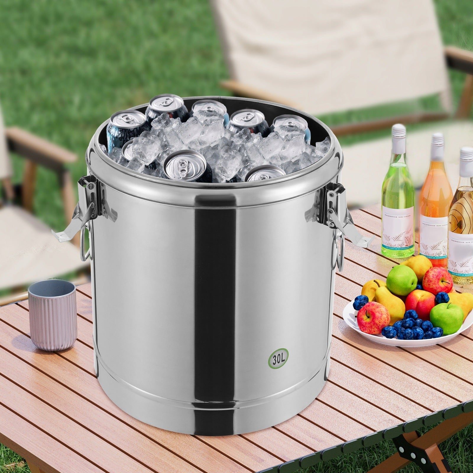 GASTRONOMIC THERMOS 30L STAINLESS STEEL DOUBLE-WALLED, THERMAL INSULATION Manufacturer code Insulated Soup Container