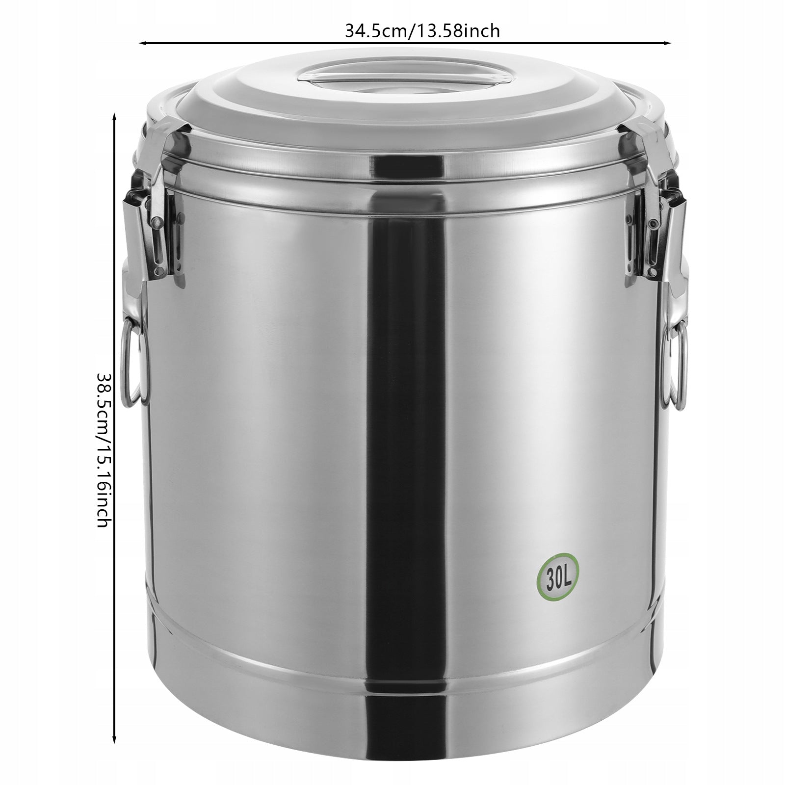 GASTRONOMIC THERMOS 30L STAINLESS STEEL DOUBLE-WALLED, THERMAL INSULATION Manufacturer no brand