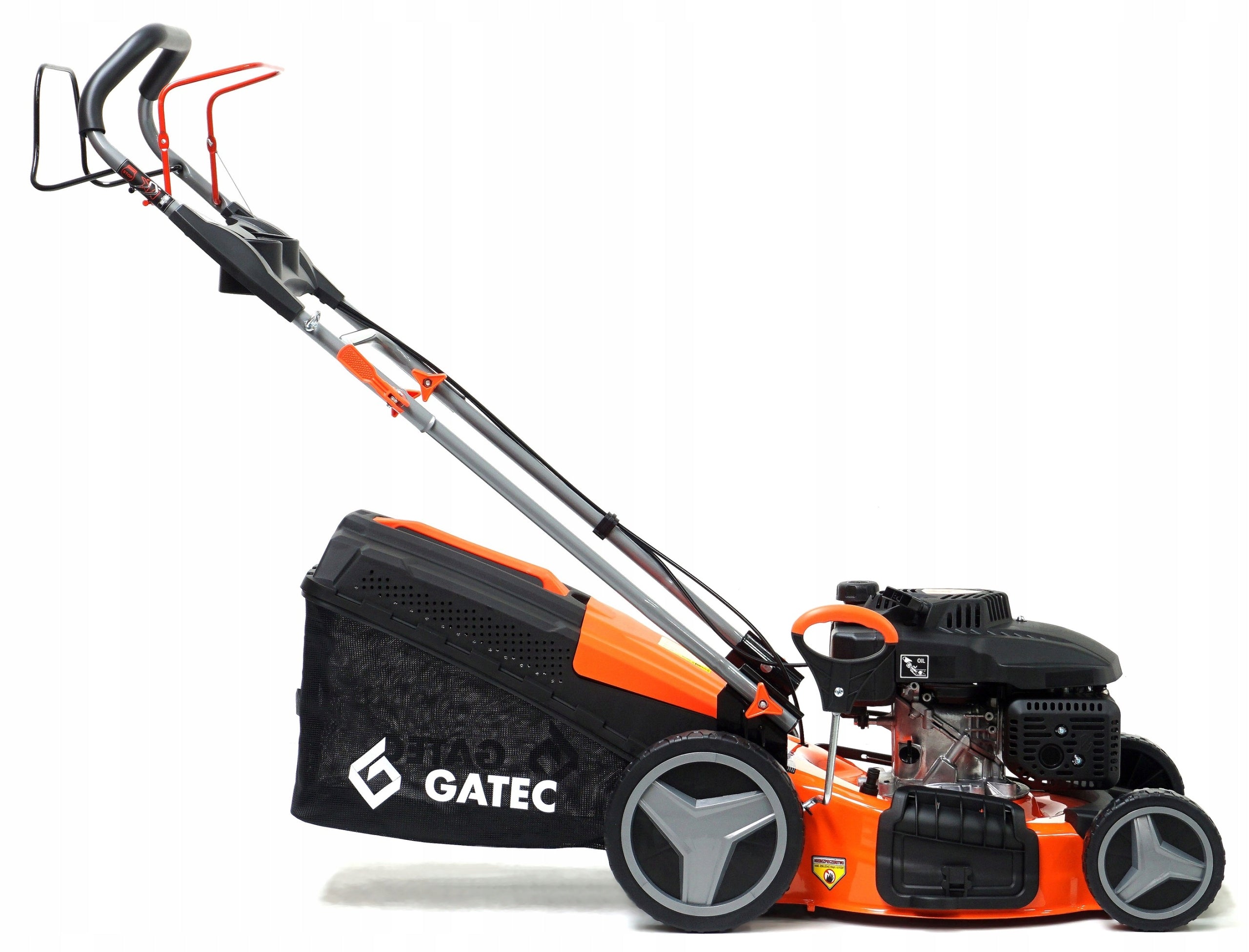 GATEC petrol lawn mower with drive / 46 cm, 161 cm3, 4in1, cast iron sleeve Brand GATEC