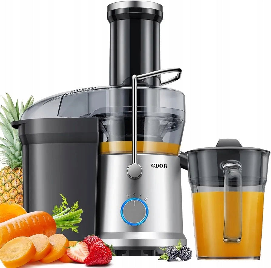 GDOR Juicer 1300 W – fruit and vegetable juicer, 3 speeds