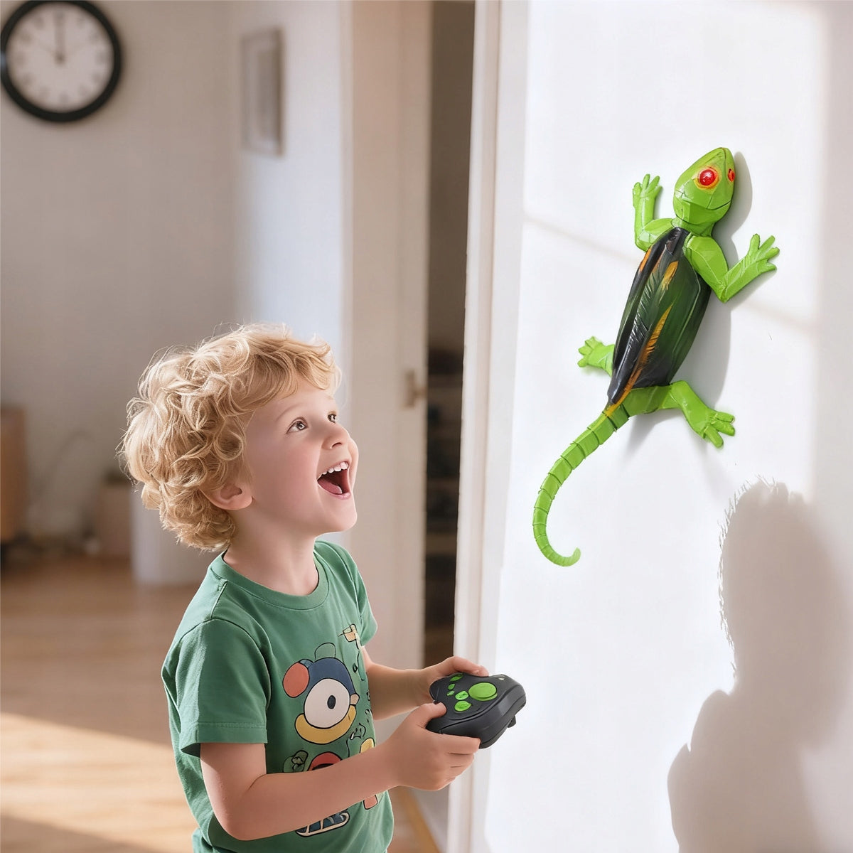 GECKO INTERACTIVE WALL CLIMBER REPTILE ROBOT RC CRAWLS ON WALLS 3+ Brand no brand