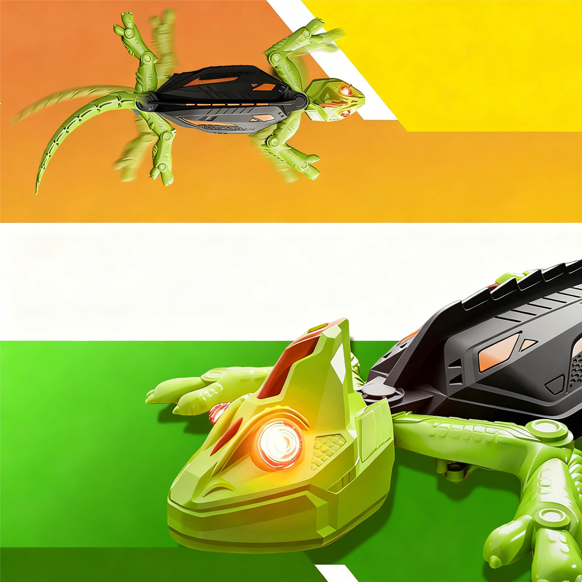 GECKO INTERACTIVE WALL CLIMBER REPTILE ROBOT RC CRAWLS ON WALLS 3+ Packaging status original
