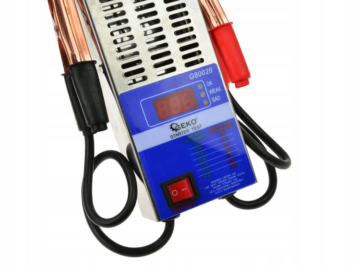 GEKO LCD Tester for Battery Checking 12V G80029 Rated voltage 12 V