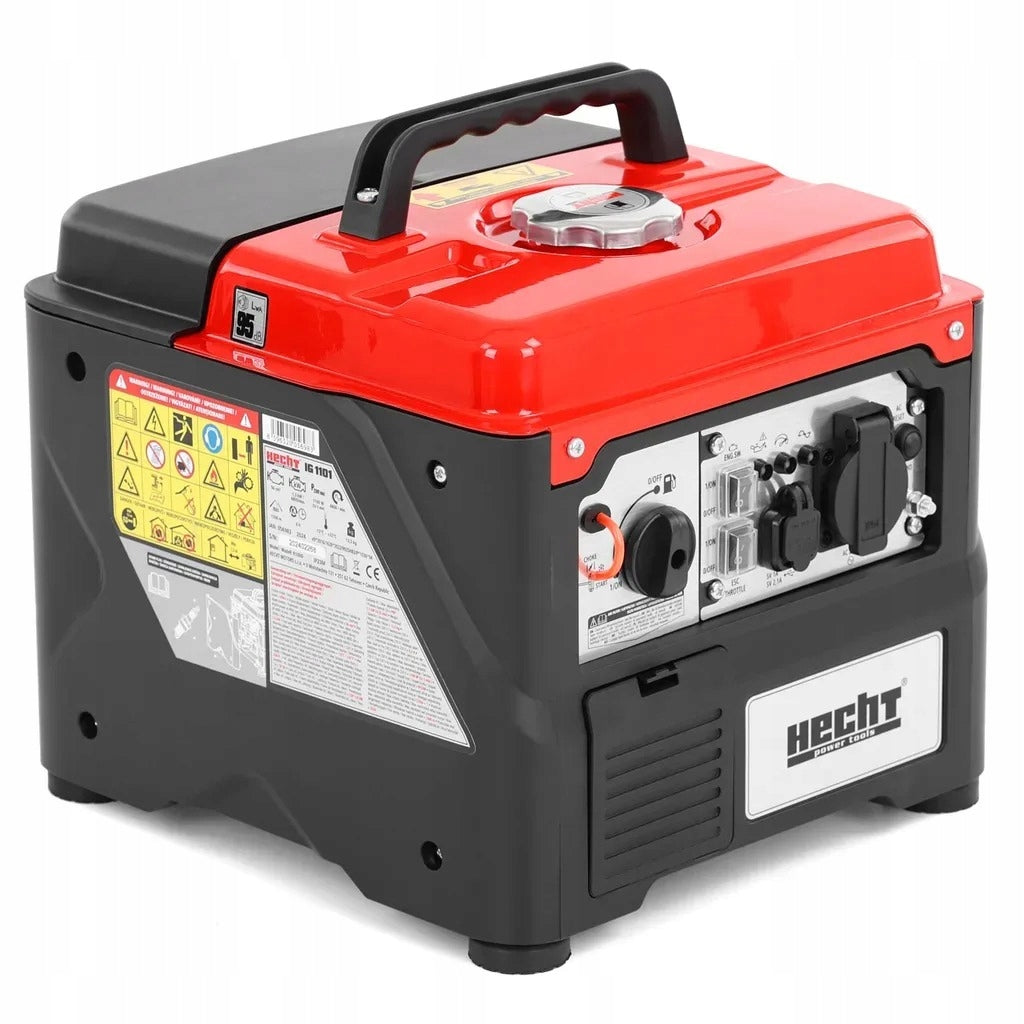 GENERATOR PORTABLE SINGLE-PHASE INVERTER HECHT IG1101 1100W 4STROKE