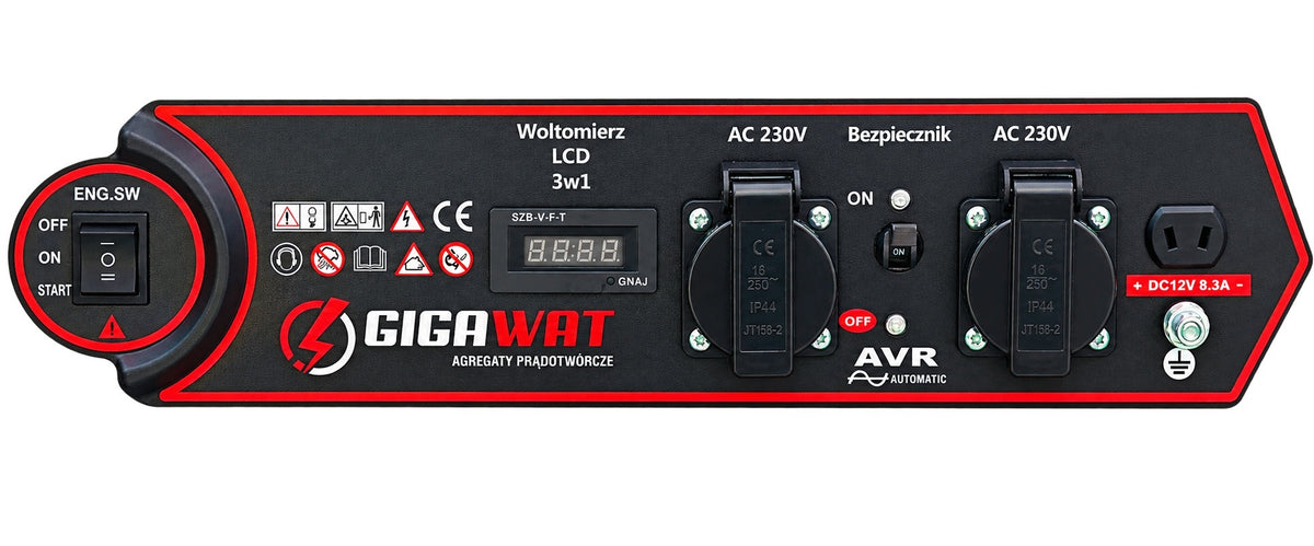 GENERATOR SET 5,1kW current AVR+ Emergency generator power supply PL BRAND Manufacturer code GW3500 1 faza