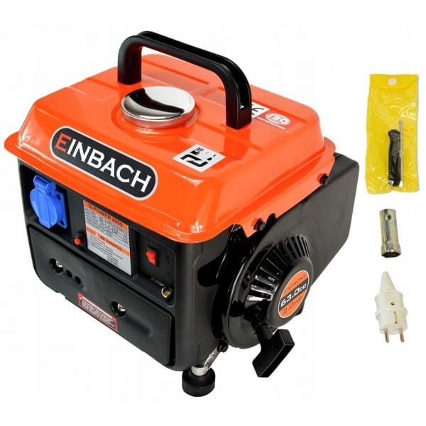 GENERATOR SET COMPACT GENERATOR 2HP PORTABLE PETROL 230V EINBAH Manufacturer code G-POWER 2000