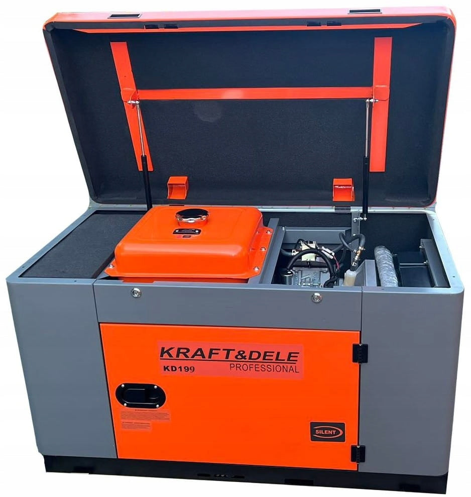 GENERATOR SET DIESEL SINGLE PHASE 19000W GENERATOR 18/19 kW 230V/50Hz Brand Kraft&Dele