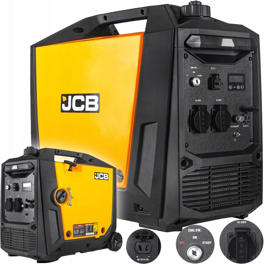 GENERATOR SET INVERTER CURRENT GENERATOR JCB IG4200 3,8kW 230V