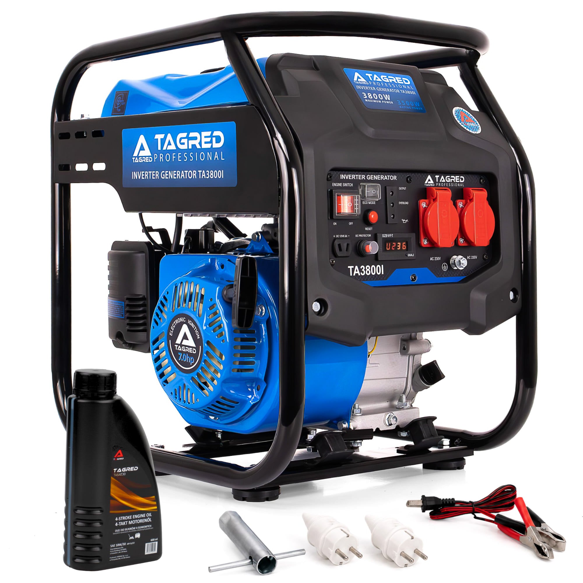 GENERATOR SET INverter 3800W single-phase GENERATOR COPPER + OIL