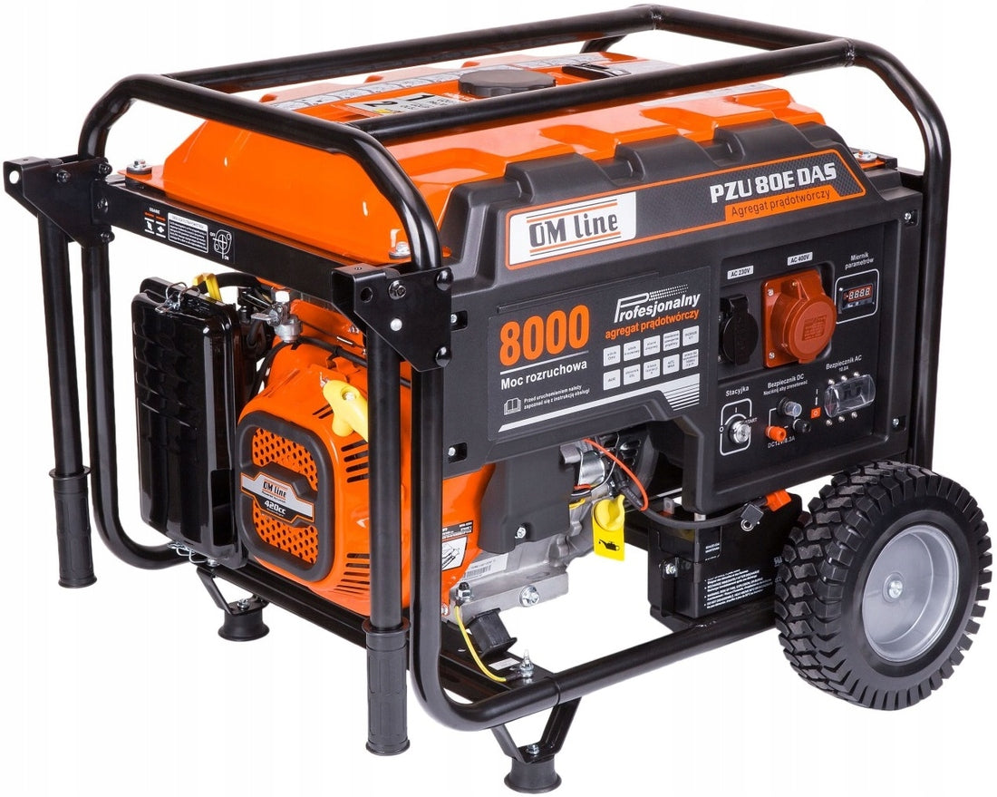 GENERATOR SET OLEO-MAC PZU 80E DAS AVR 230V 400V 420CM3 6,5kW