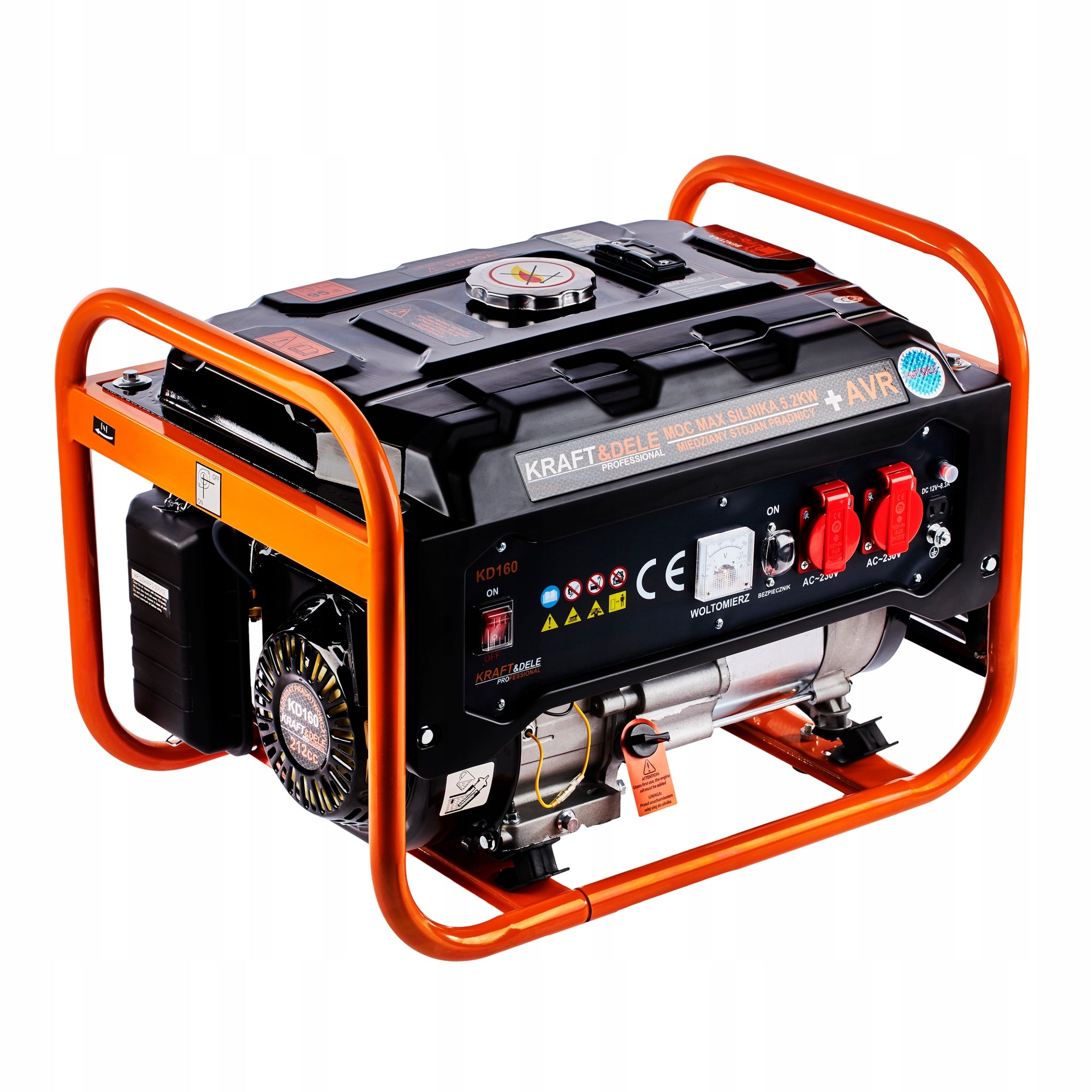 GENERATOR SET PORTABLE SINGLE PHASE 3500W 3.5KW AVR Manufacturer code KD160