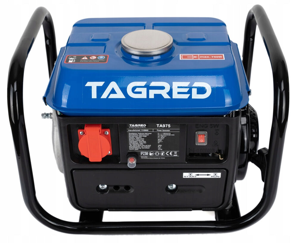 GENERATOR SET POWERFUL CURRENT GENERATOR SOLID QUIET 750W 1,5kW Manufacturer code TA975 AGREGAT PRĄDOTWÓRCZY