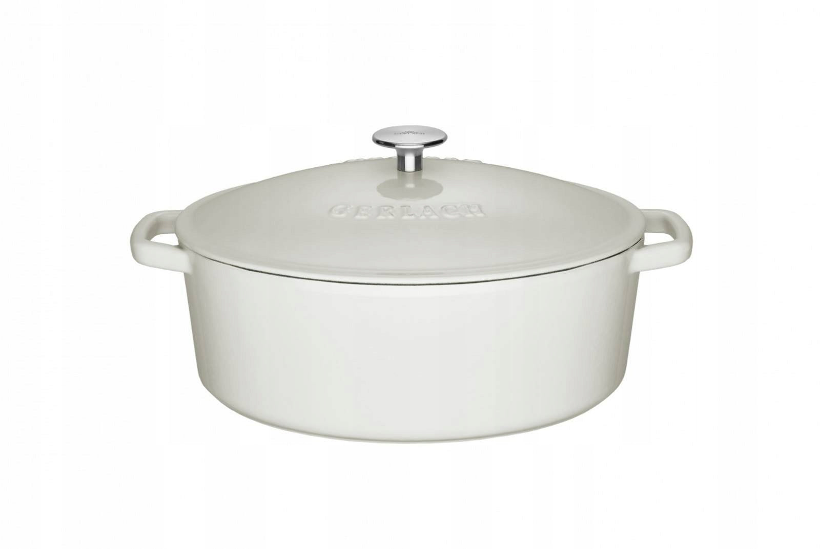 GERLACH CAST IRON PAN WITH LID INDUCTION NATURE IRON 31CM 5,5 L Packaging status original