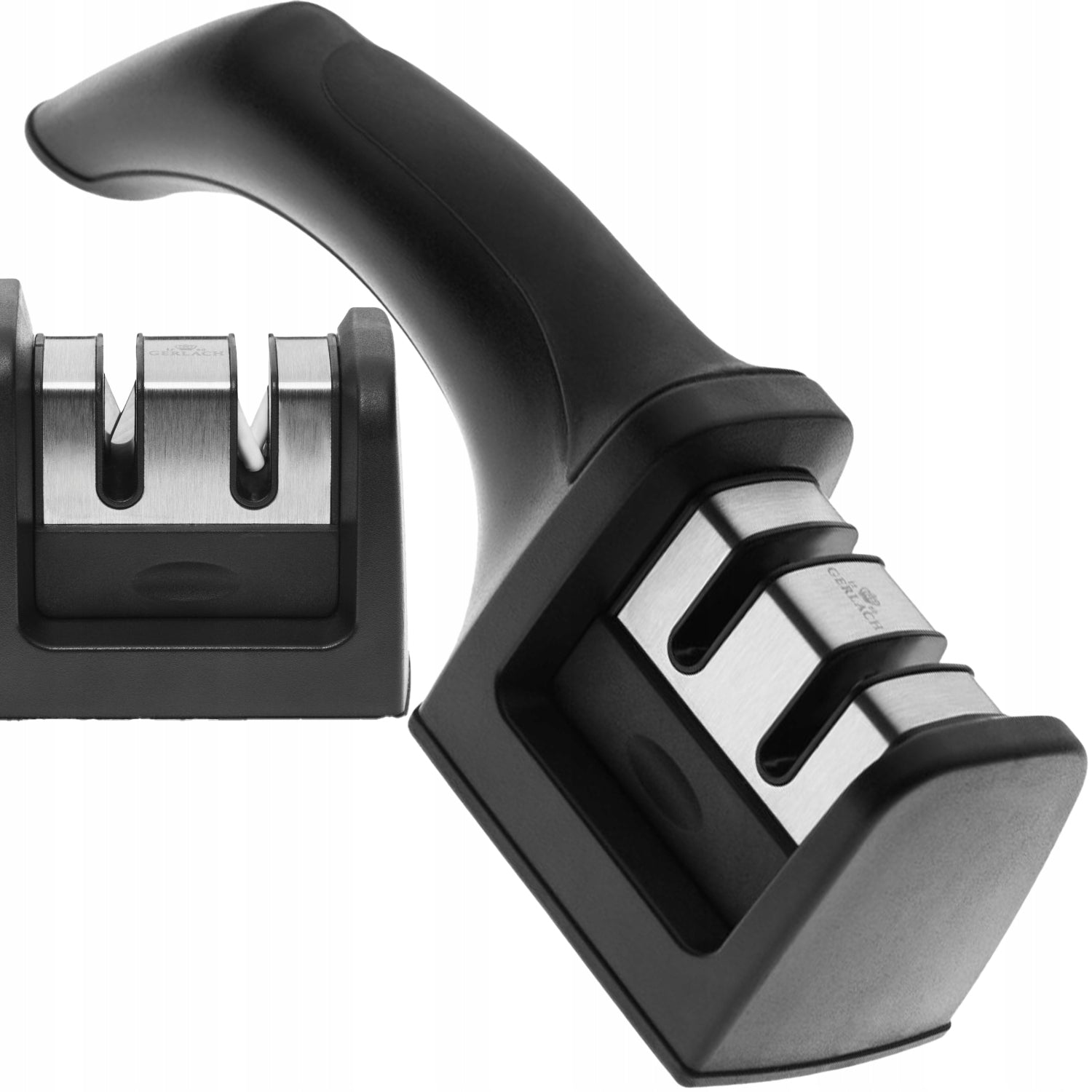 GERLACH KNIFE WHETSTONE SHARPENER TWO-PHASE STEEL CERAMIC AMBIENTE