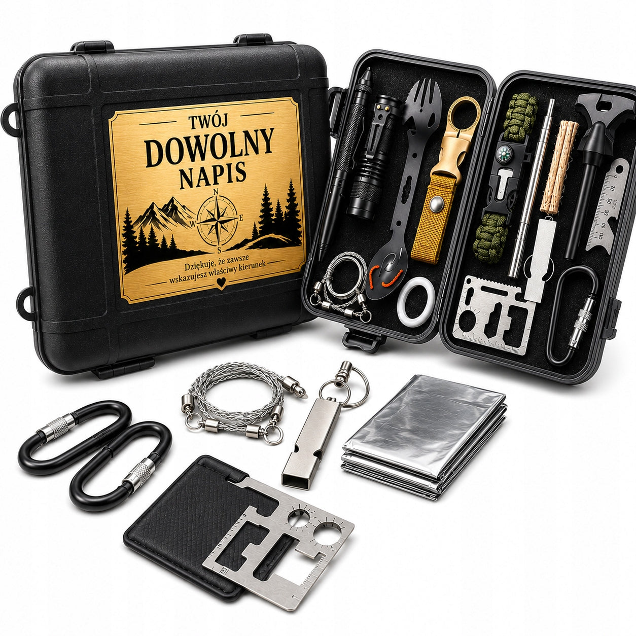 GIFT Dad's Day BIRTHDAY 18 40 60 MILITARY SURVIVAL ESSENTIALS Brand Decortrend