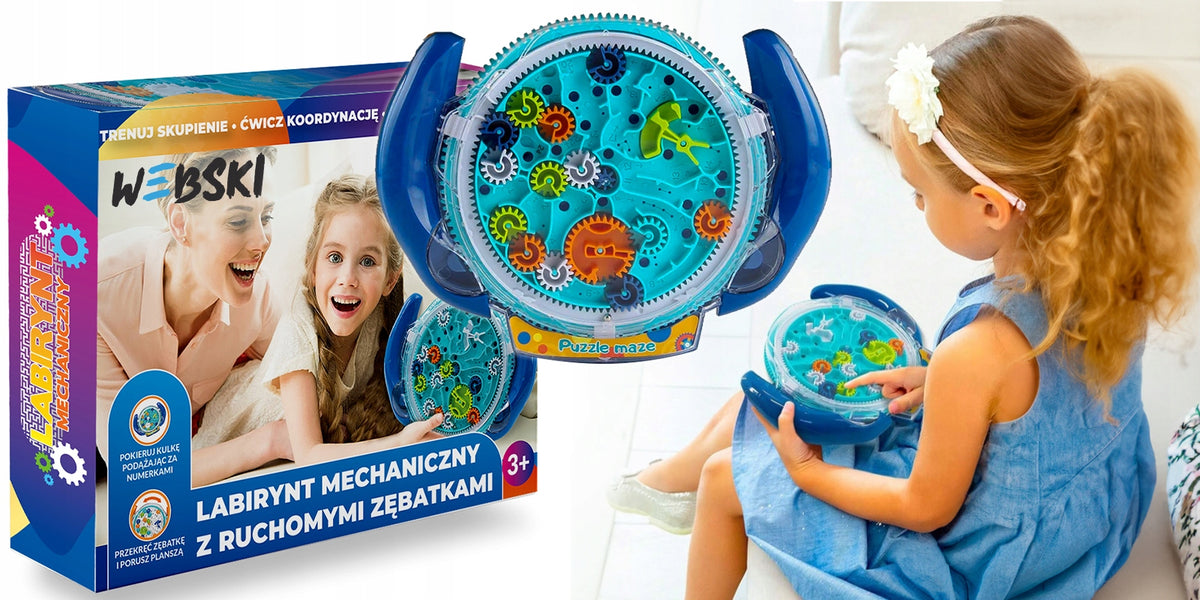 GIFT FOR CHILD'S DAY PUZZLE GAME MAZE 3D BALL MENTAL TOY Brand Webski