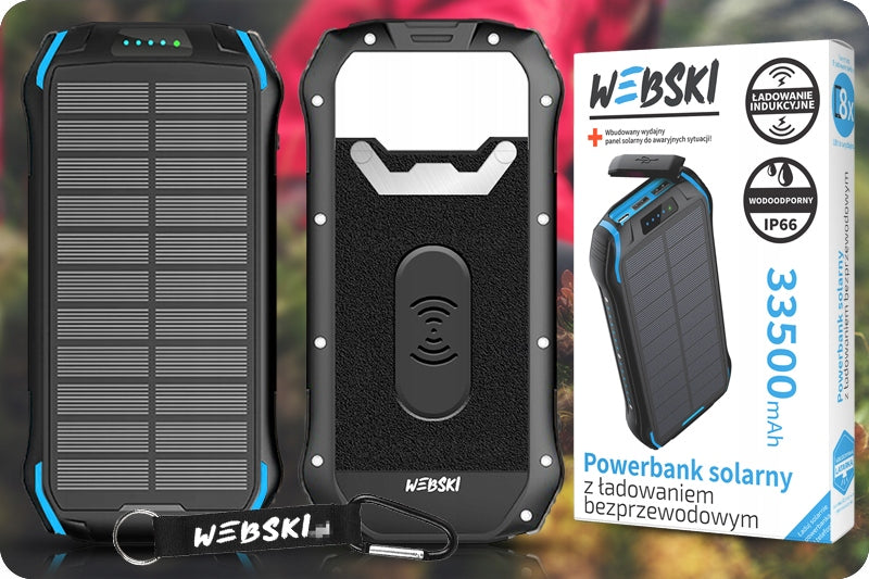 GIFT FOR MAN TOURIST SET SOLAR POWERBANK WATERPROOF Output current other