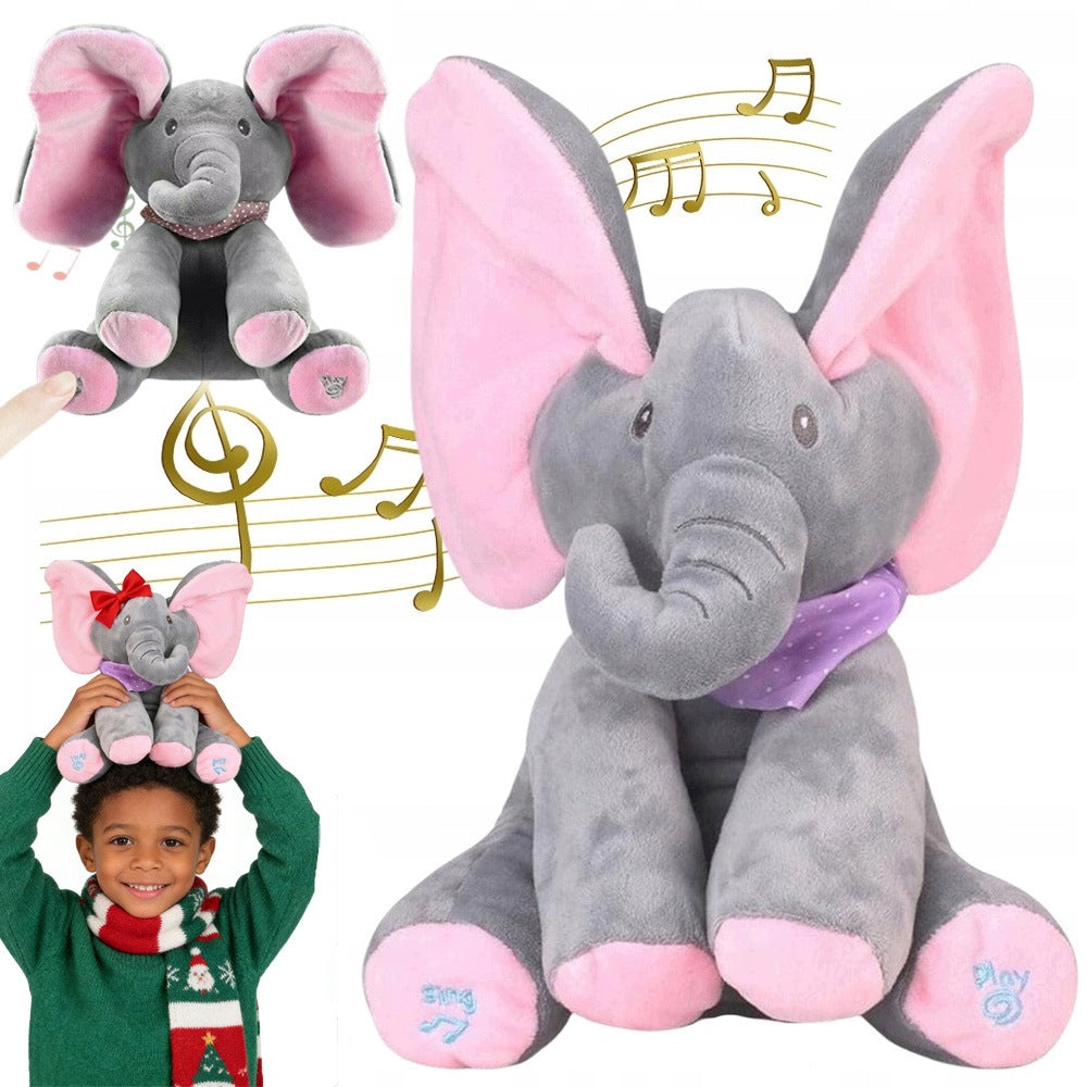 GIFT INTERACTIVE ELEPHANT WITH WIDE EARS PLAY AND SONG MODE