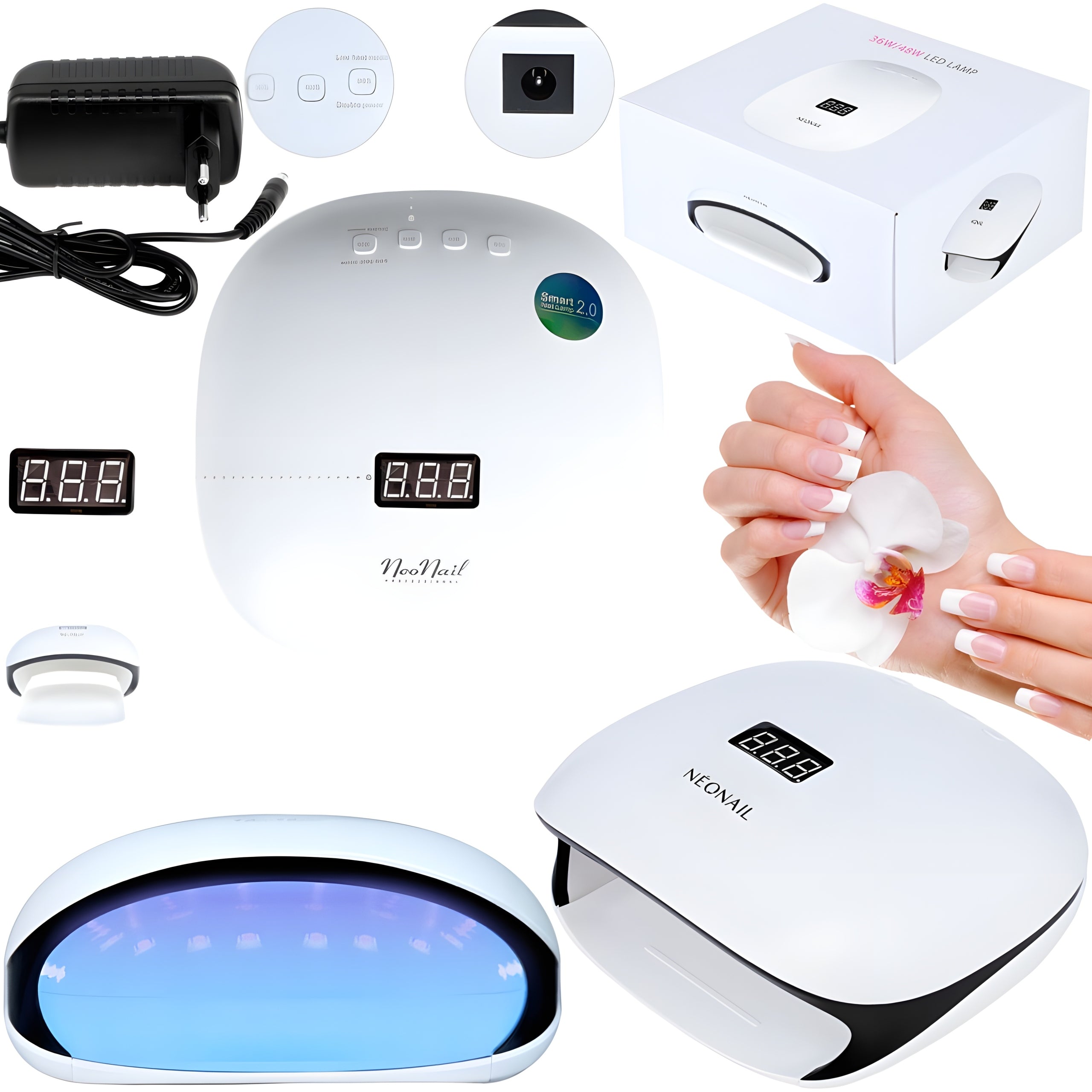 GIFT NEONAIL NAIL LAMP LED UV 36W/48 LCD DISPLAY